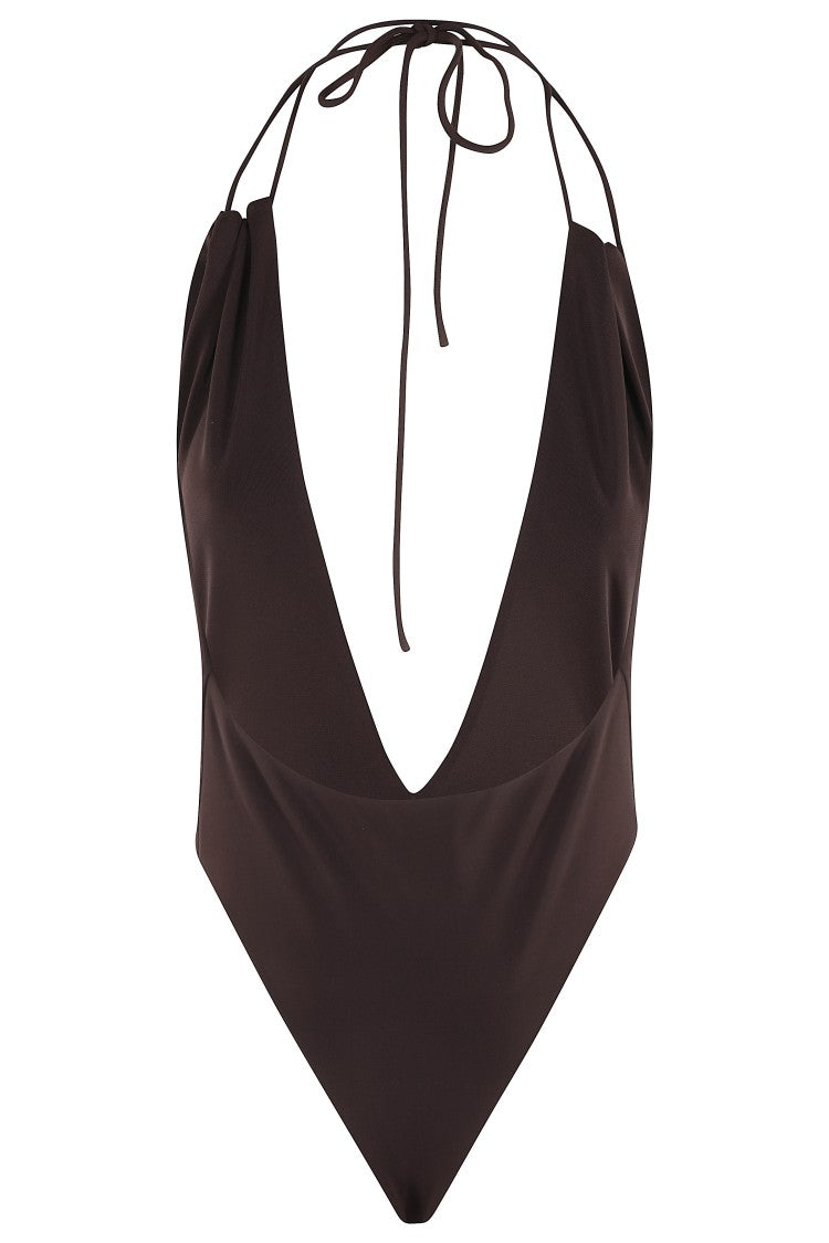 The Andamane Brown Isla Bodysuit