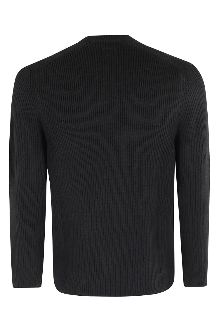 C.P. Company Ribbed Knit Crew Neck Sweater