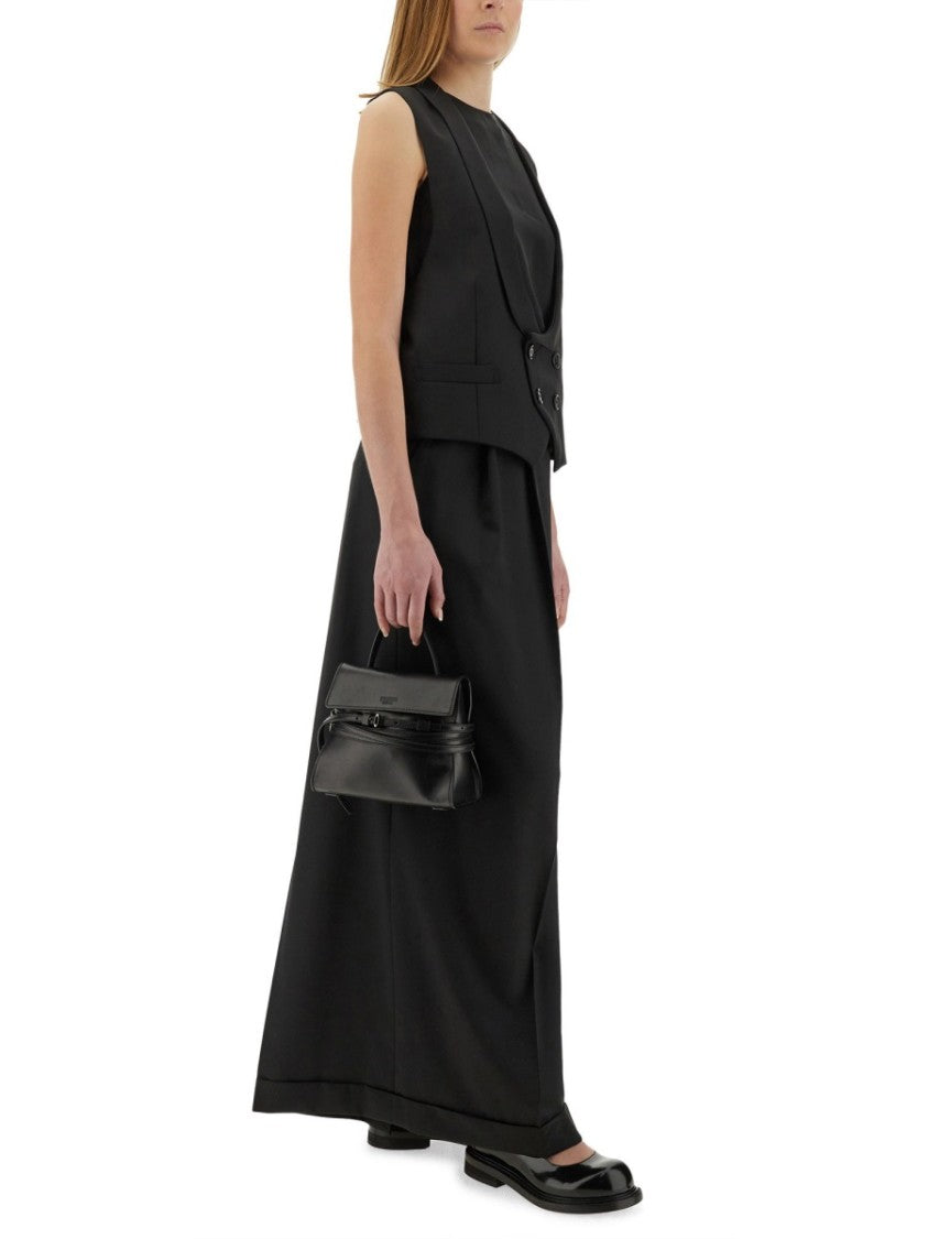 Moschino Black Virgin Wool Vest