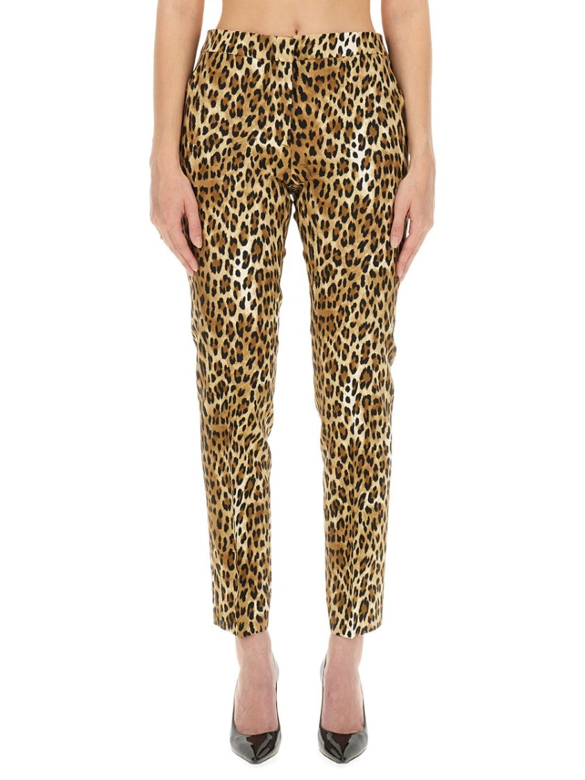 Moschino Pants With Animal Pattern