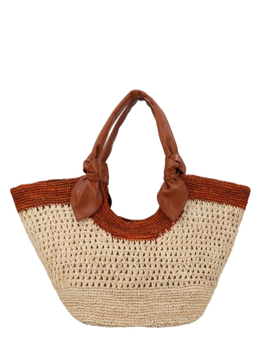 Hereu Fonol Woven Raffia Tote Bag