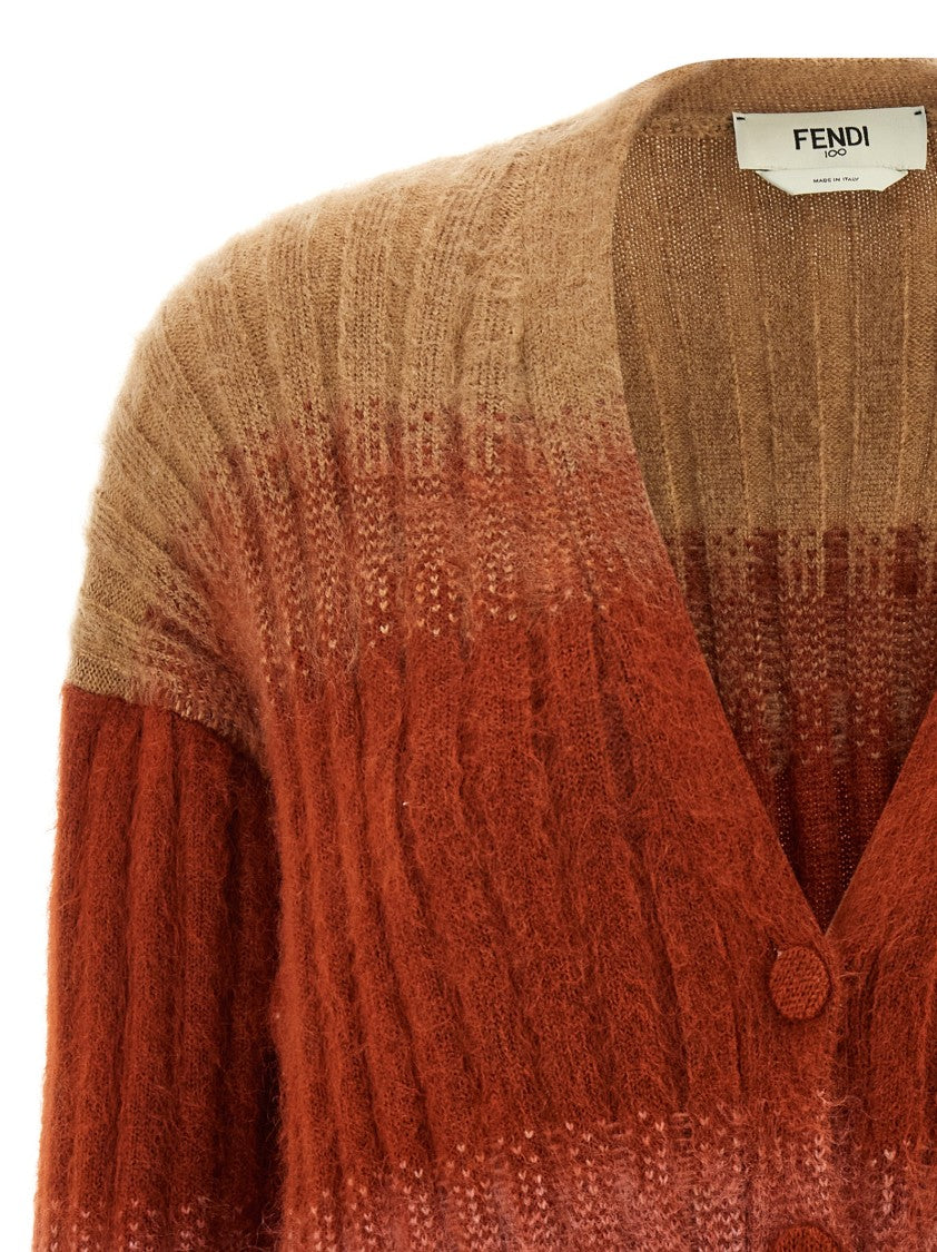 Fendi Vanisé Knit Cardigan