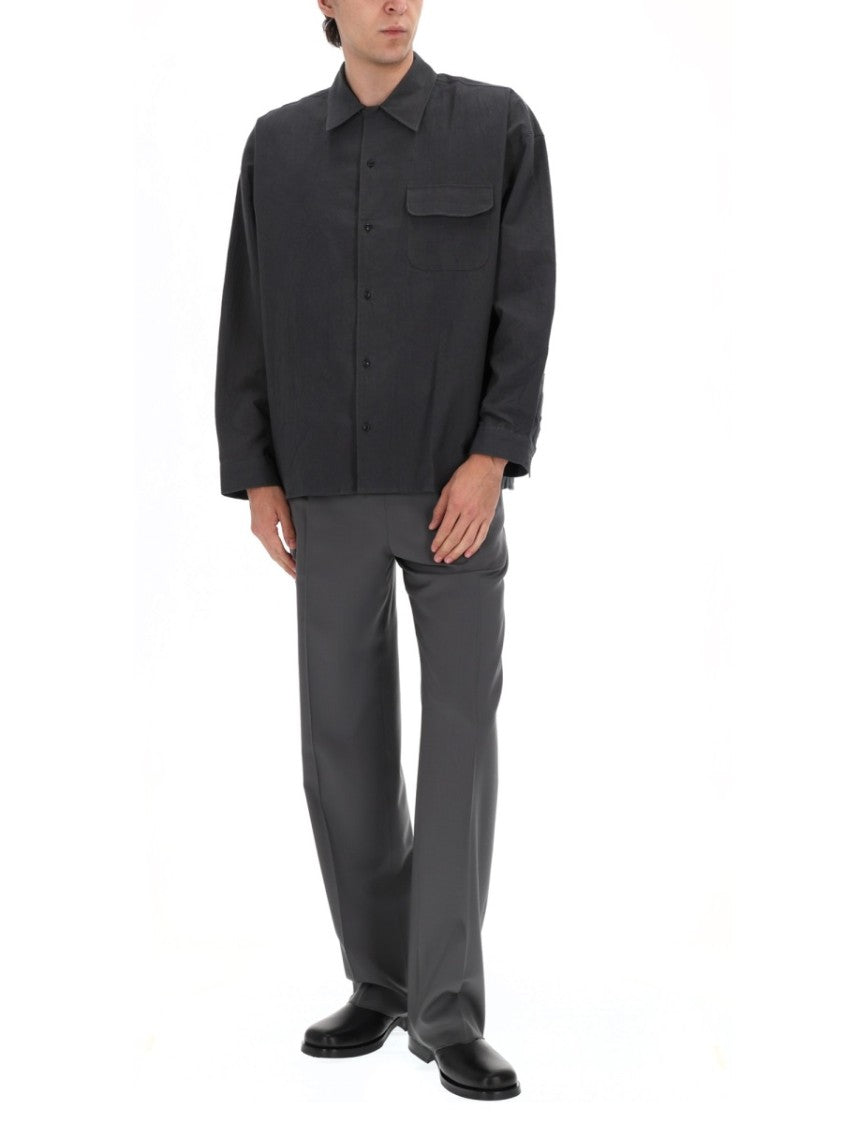 Ymc Wray Loose Boxy Flap Pocket Shirt