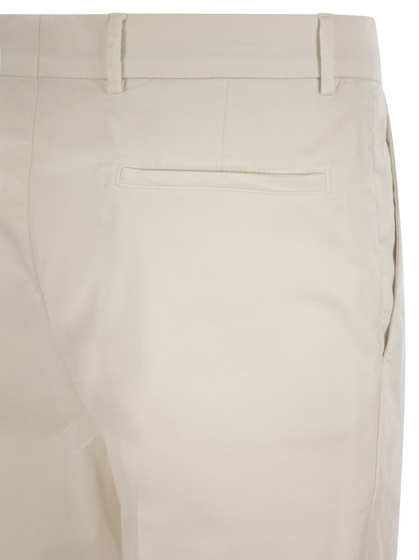 Brunello Cucinelli Garment-Dyed Leisure Fit Trousers