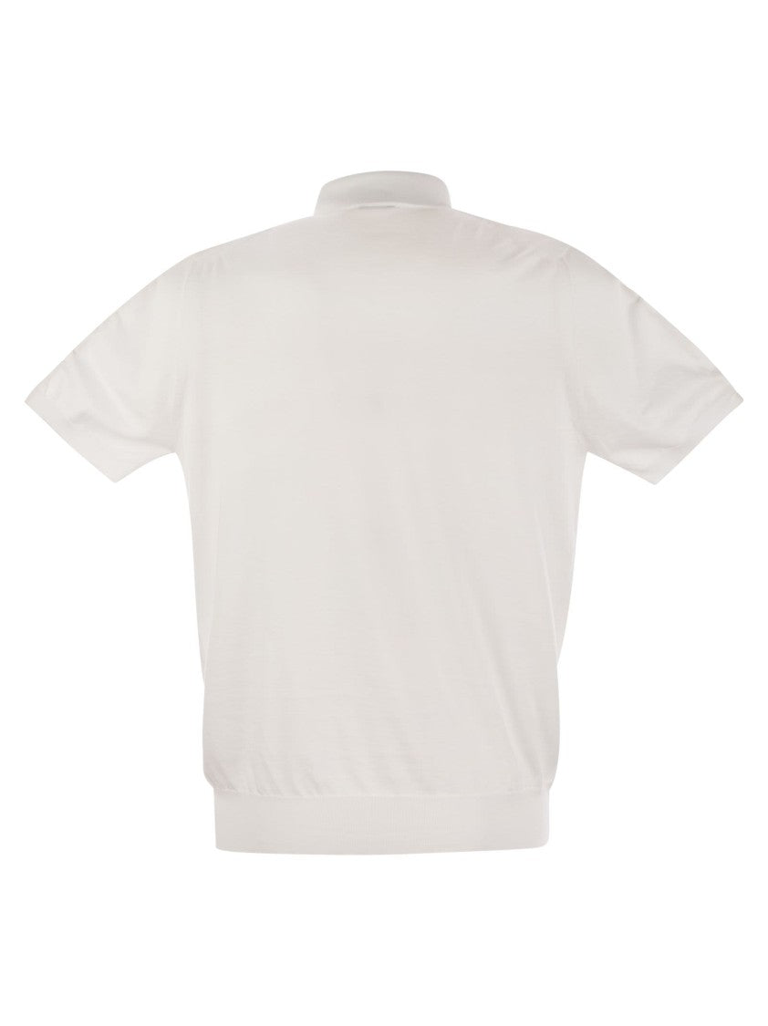 Kiton Short-Sleeved Polo Shirt In Cotton