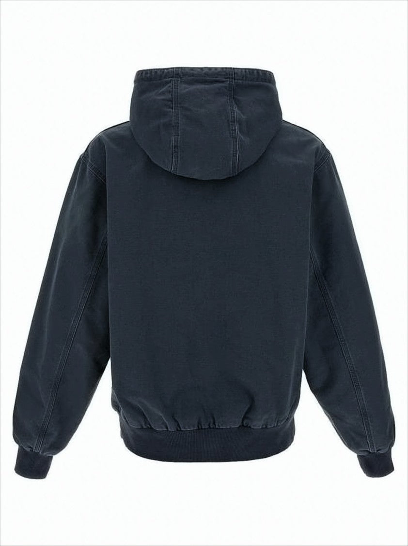 Carhartt Wip Boxy Blue Cotton-Blend Carhartt Wip Active Jacket