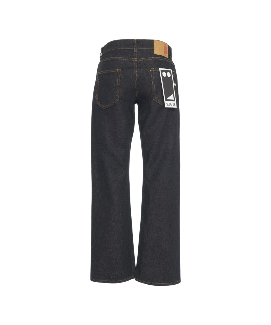 Grifoni Straight Leg Jeans With High Waist