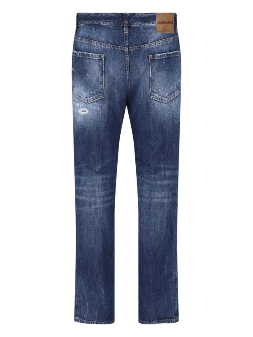 Dsquared2 Straight-Leg Jeans With Traditional Five-Pocket Styling