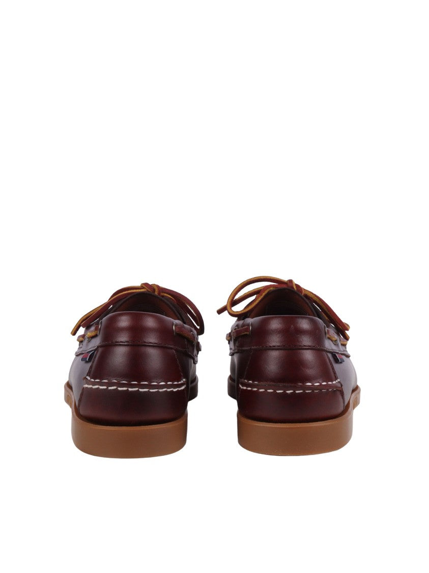 Sebago Brown Portland Waxed Leather Moccasins