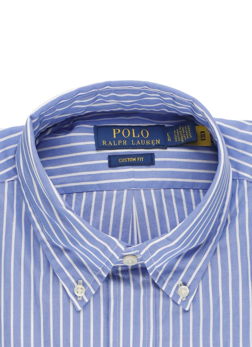 Polo Ralph Lauren Light Blue Pony Striped Shirt