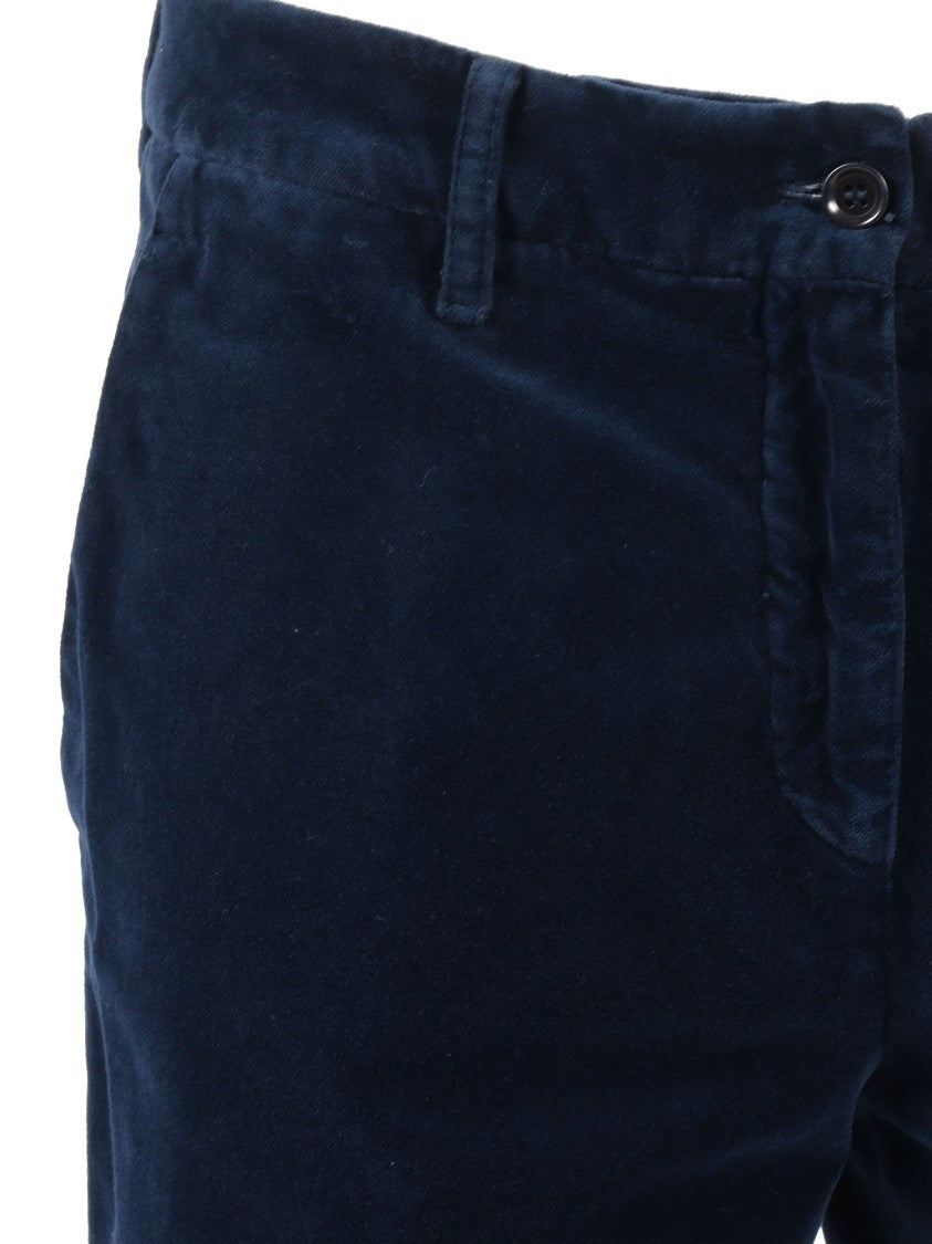 Aspesi Tailored Blue Long Pants With Classic Design