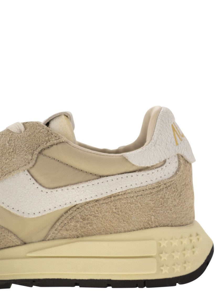 Autry Reelwind - Suede And Technical Textile Trainer
