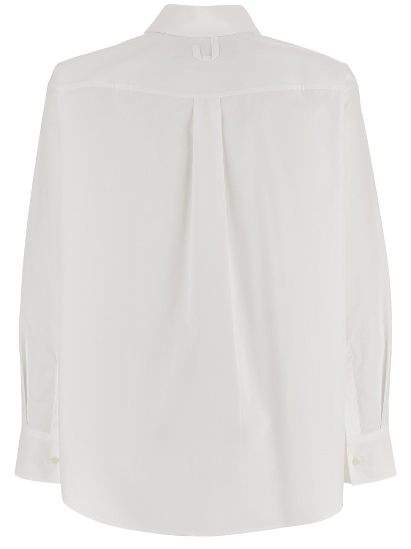 Jacquemus Cotton Poplin Shirt With Pointed Collar