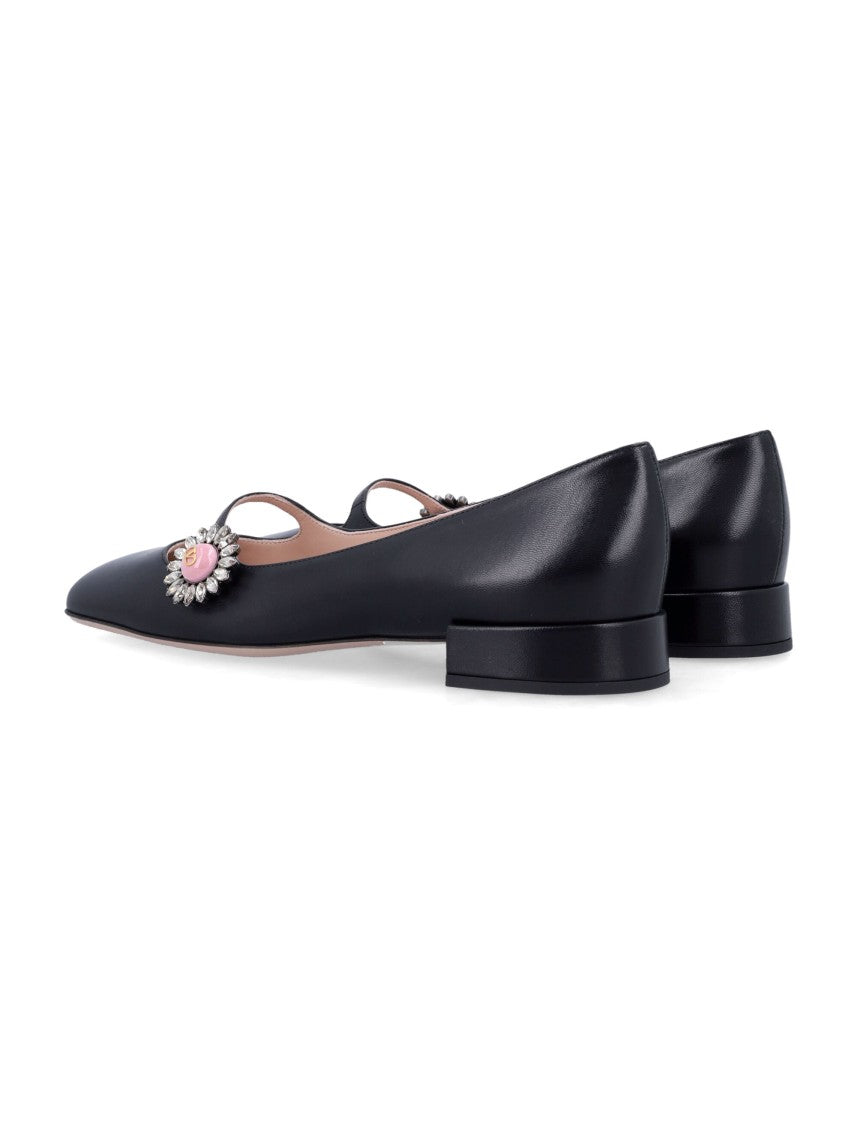 Valentino Garavani Daisy Jewel Ballerina