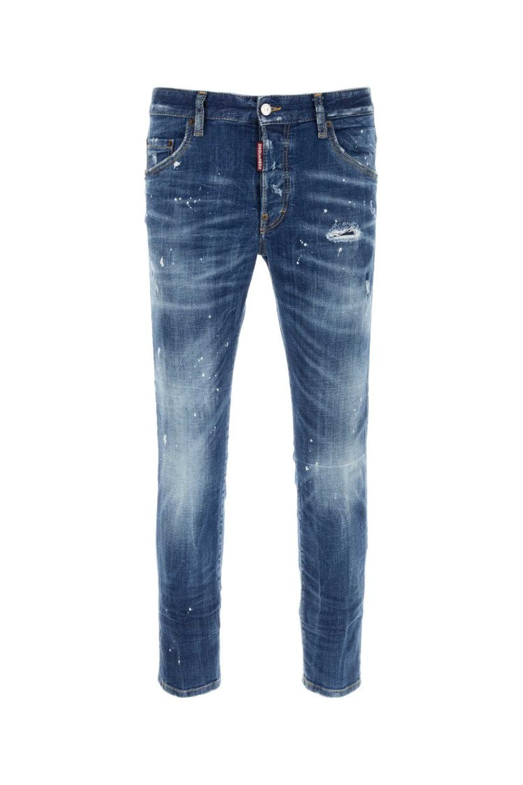 Dsquared2 Stretch Denim Skater Jeans