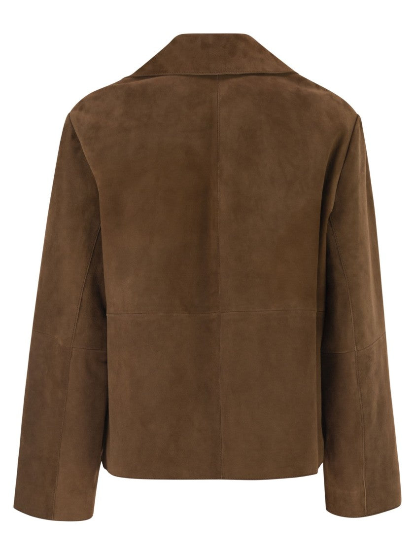 Max Mara Wkdpalchi - Suede Crop Jacket