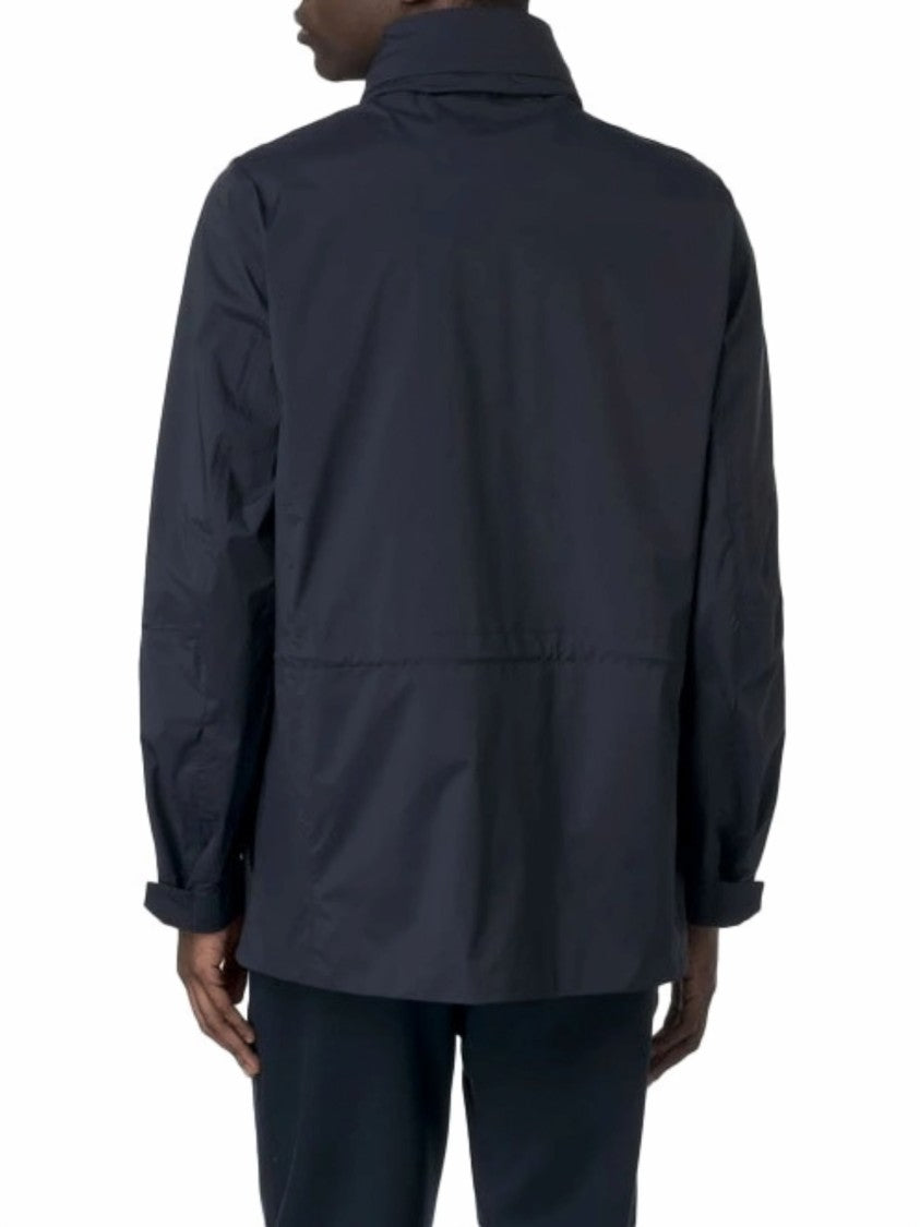 K-Way Dark Blue Minimalist Manuel Jacket