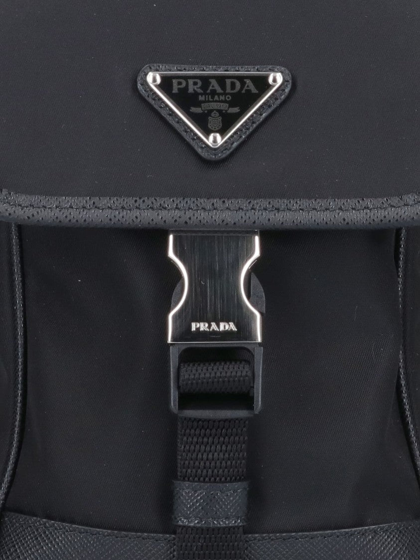 Prada Logo Smartphone Holder – Black