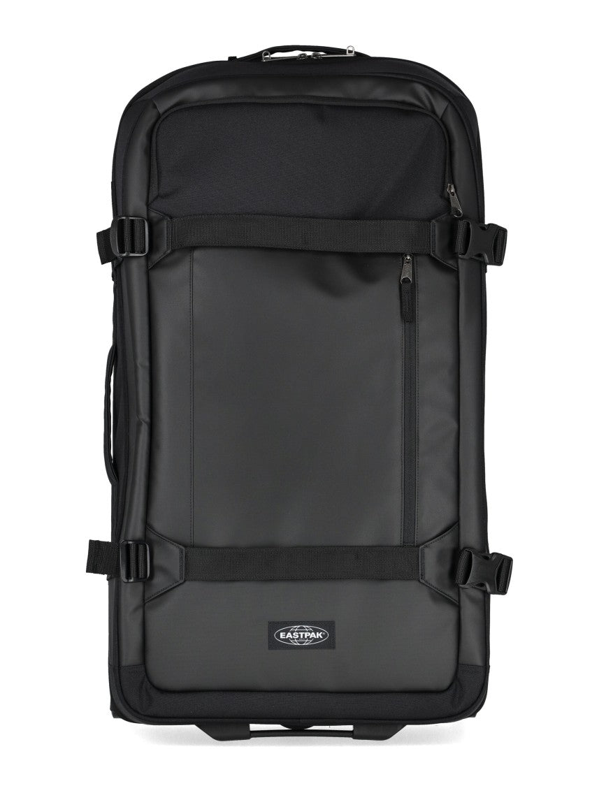 Eastpak Matte Black Transit'r Pro L Wheeled Suitcase