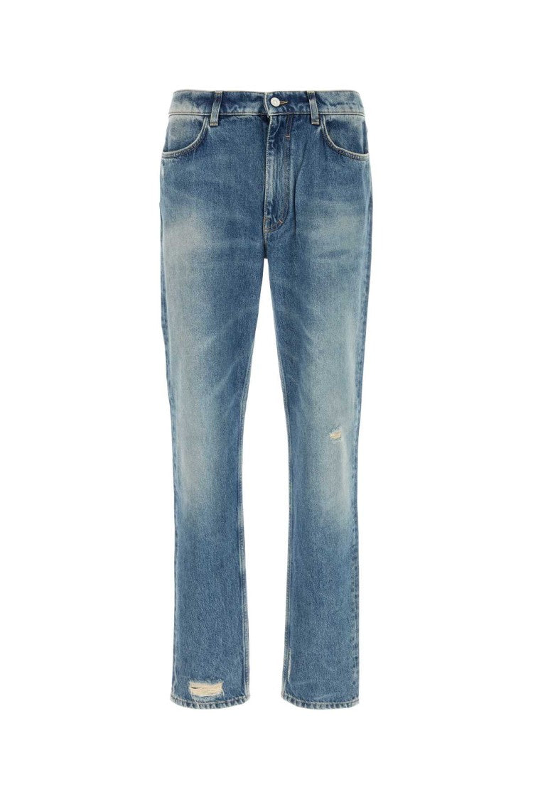 Givenchy Light Wash Straight-Leg Denim Jeans