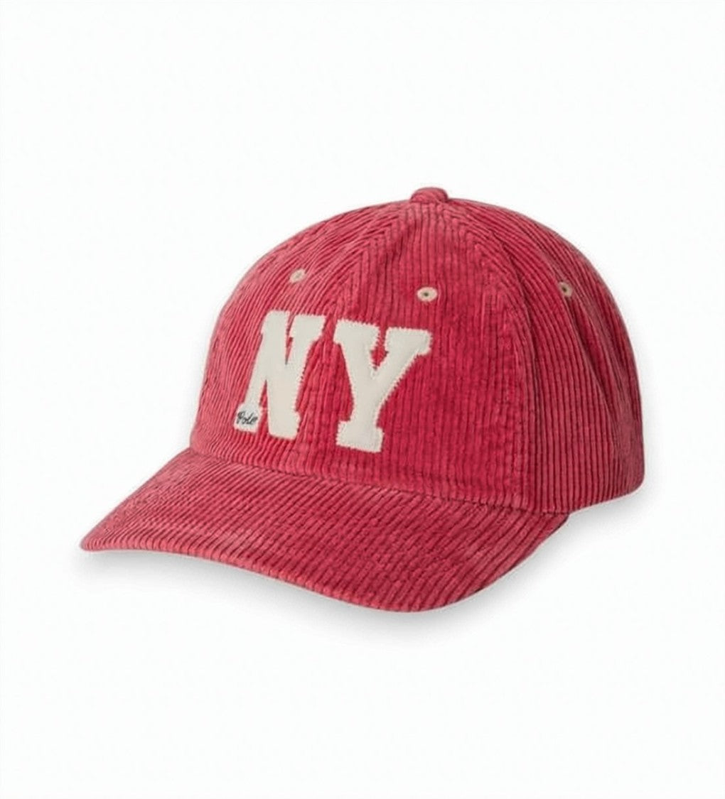 Polo Ralph Lauren Corduroy-Textured Baseball Cap With Bold Embroidered Ny
