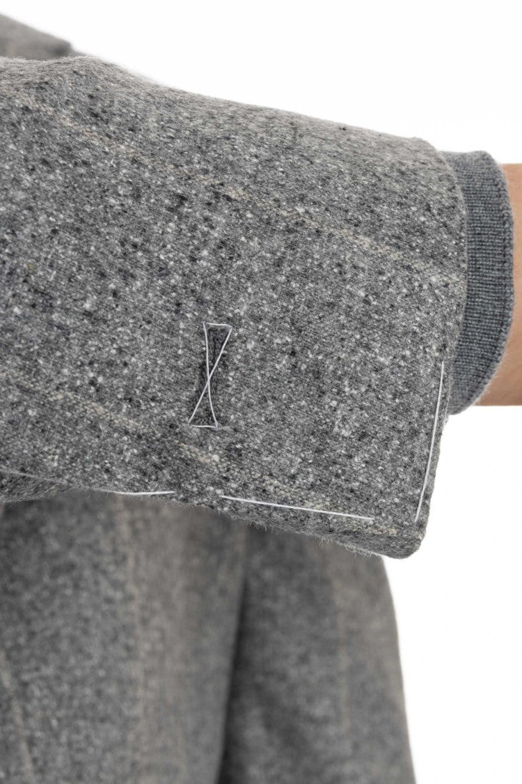 Eleventy Double-Breasted Wool-Silk Pinstripe Suit