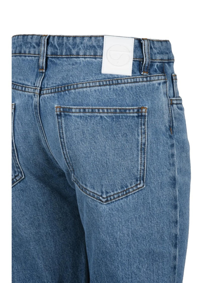 Coperni Blue Cotton Two-Tone Jeans
