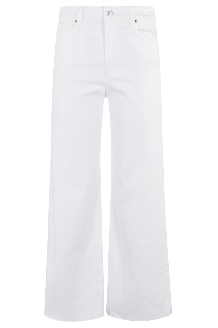 Paige Anessa Wide-Leg White Jeans