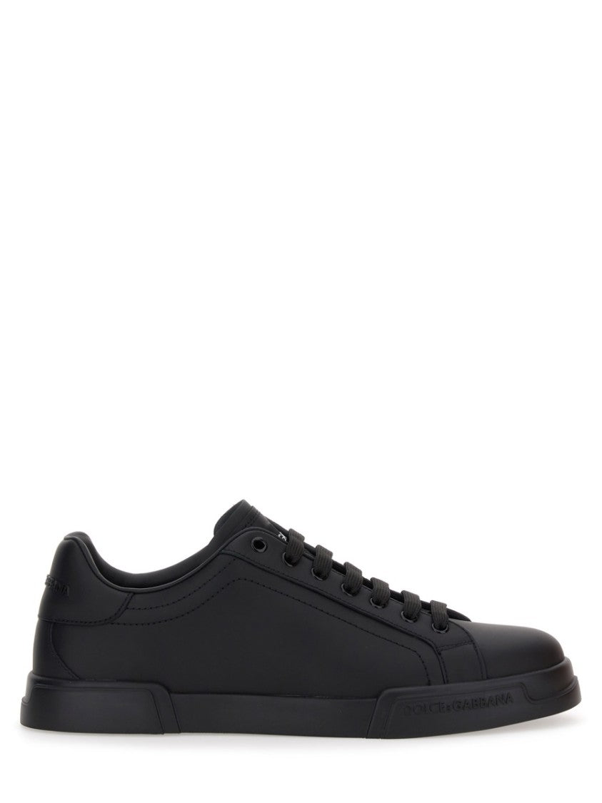 Dolce & Gabbana Portfino Low-Top Monochromatic Palette Leather Sneakers