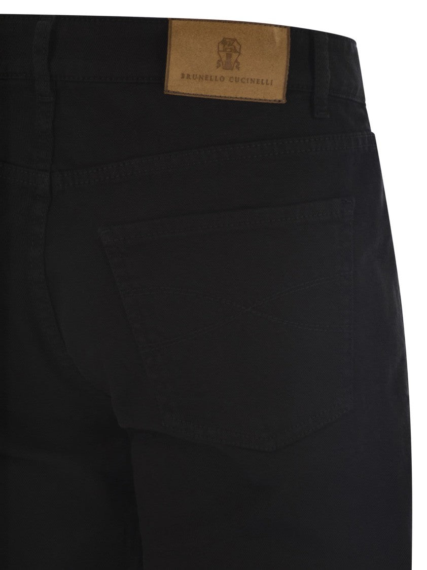 Brunello Cucinelli Five-Pocket Traditional Fit Trousers