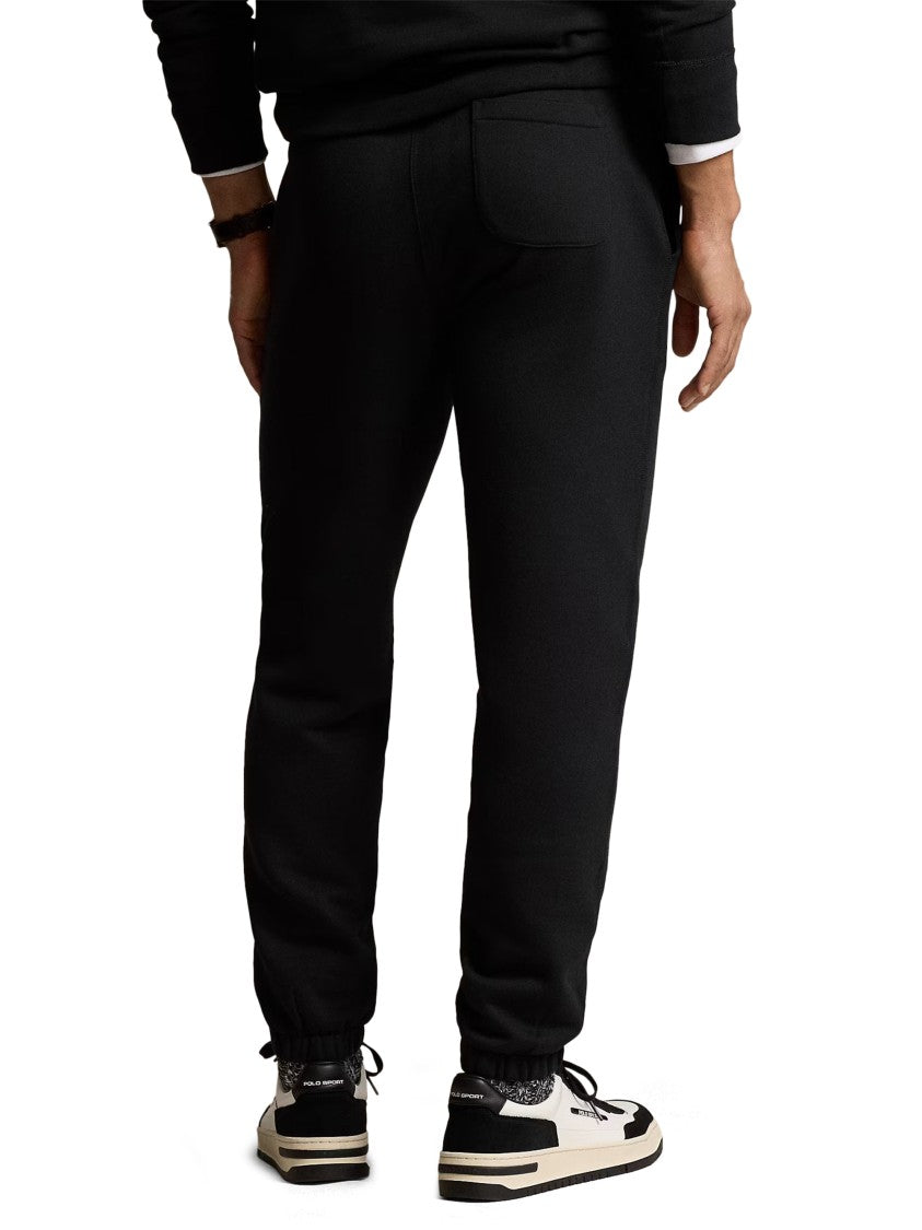 Polo Ralph Lauren Athletic Black Elastic Cuff Relaxed-Fit Trousers