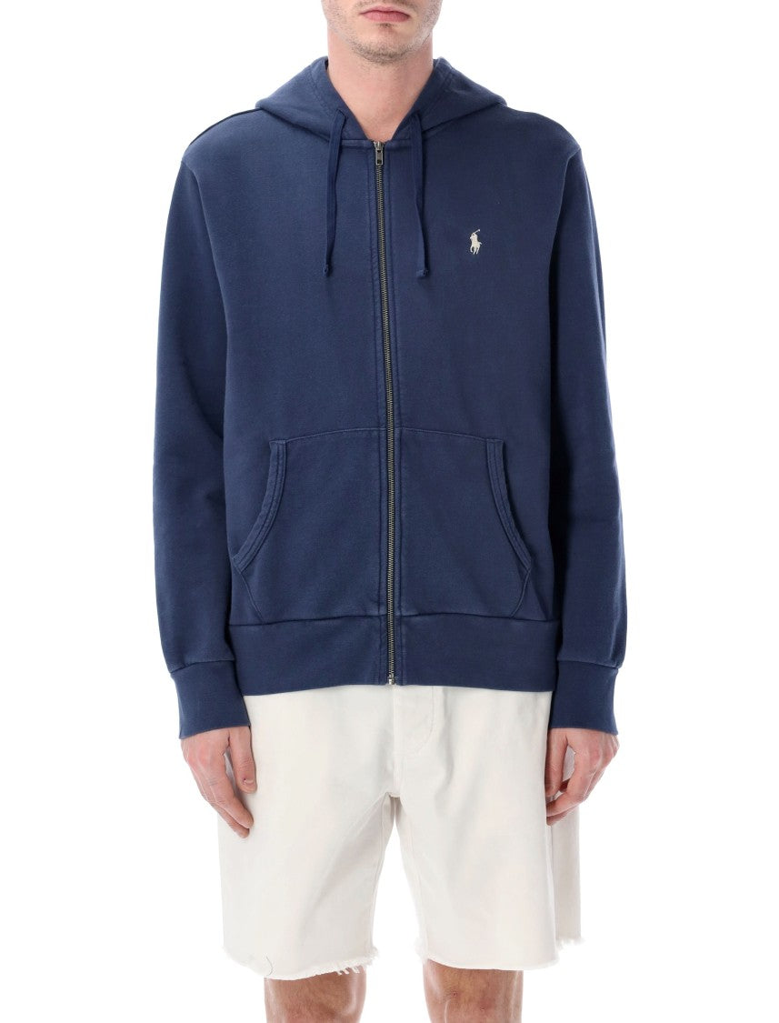 Polo Ralph Lauren Pony Embroidered Cotton Blend Hoodie