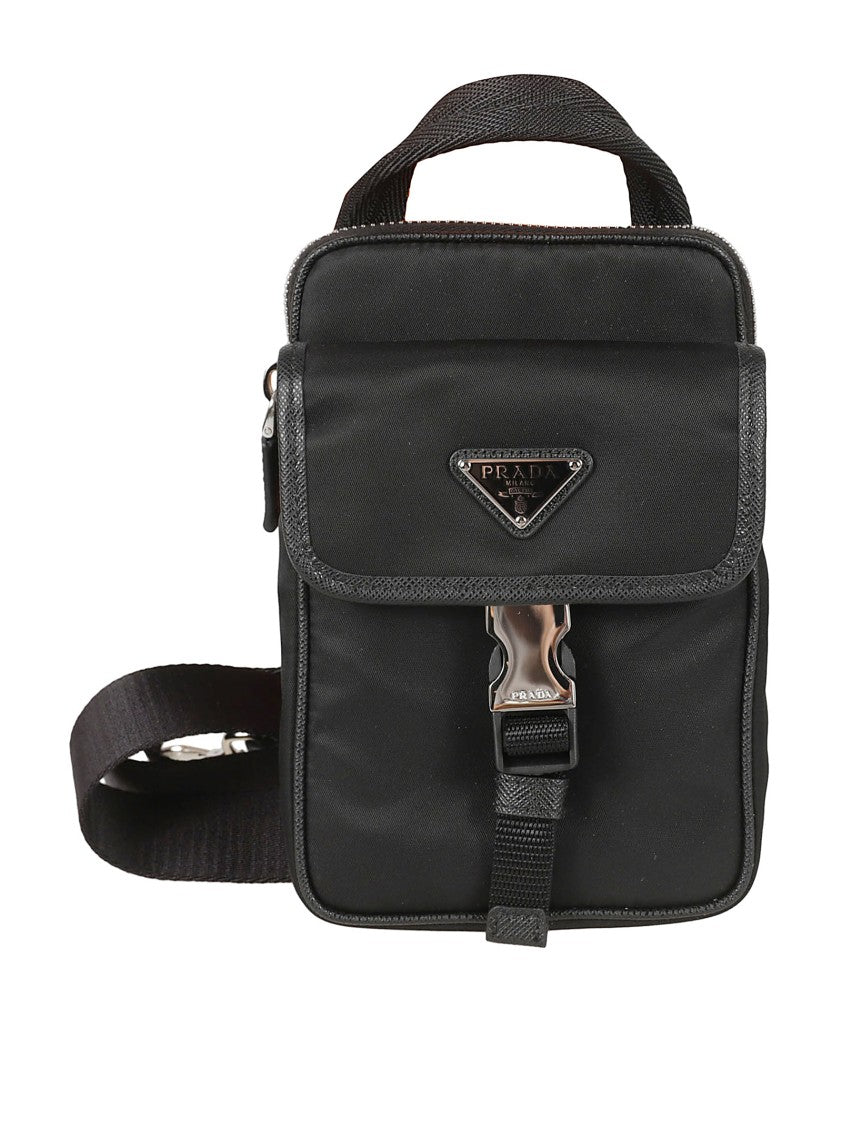 Prada Re-Nylon And Saffiano Leather Smartphone Case