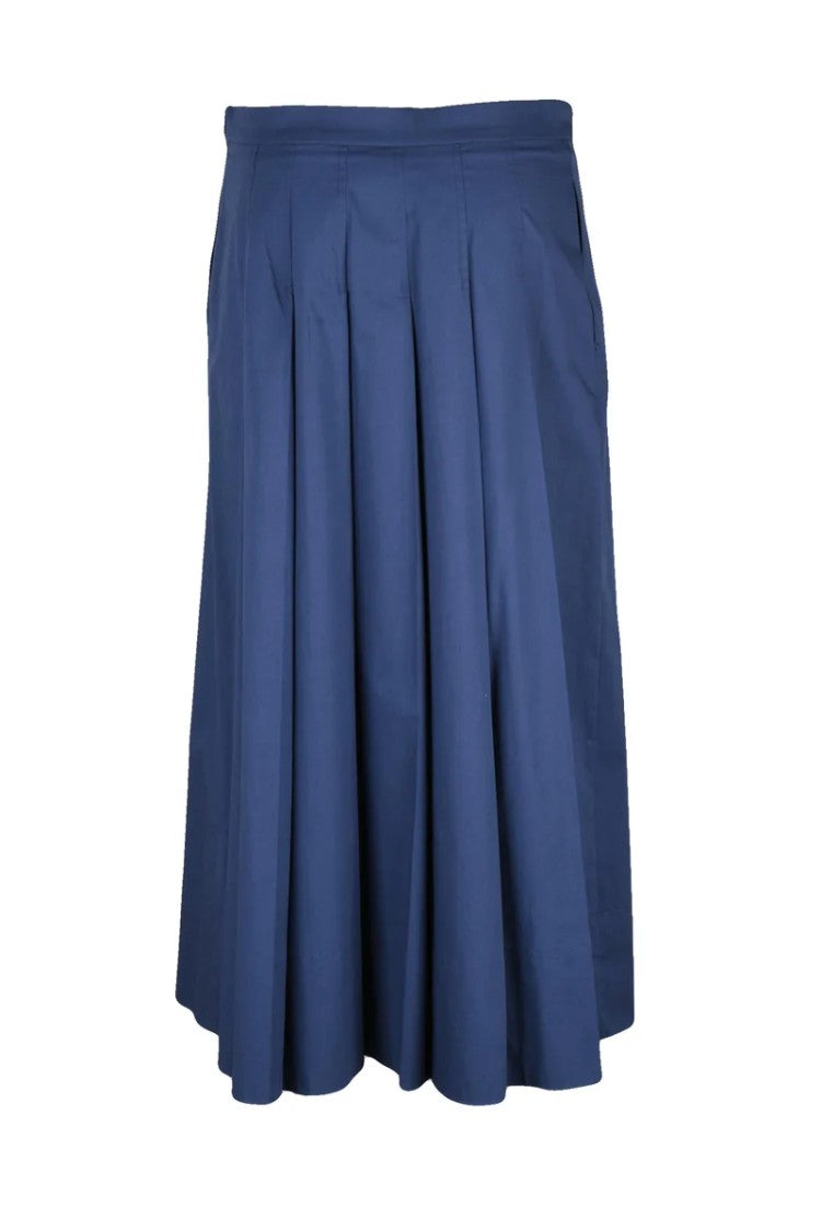 Marella Dritto Long Skirt - Blue