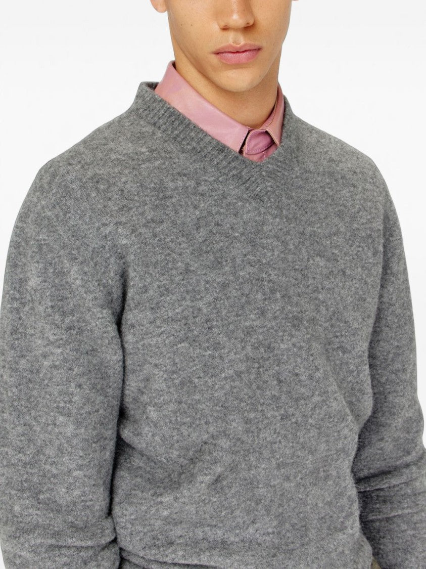 Diesel Silk And Nylon Blend Sweater With Crew Neck