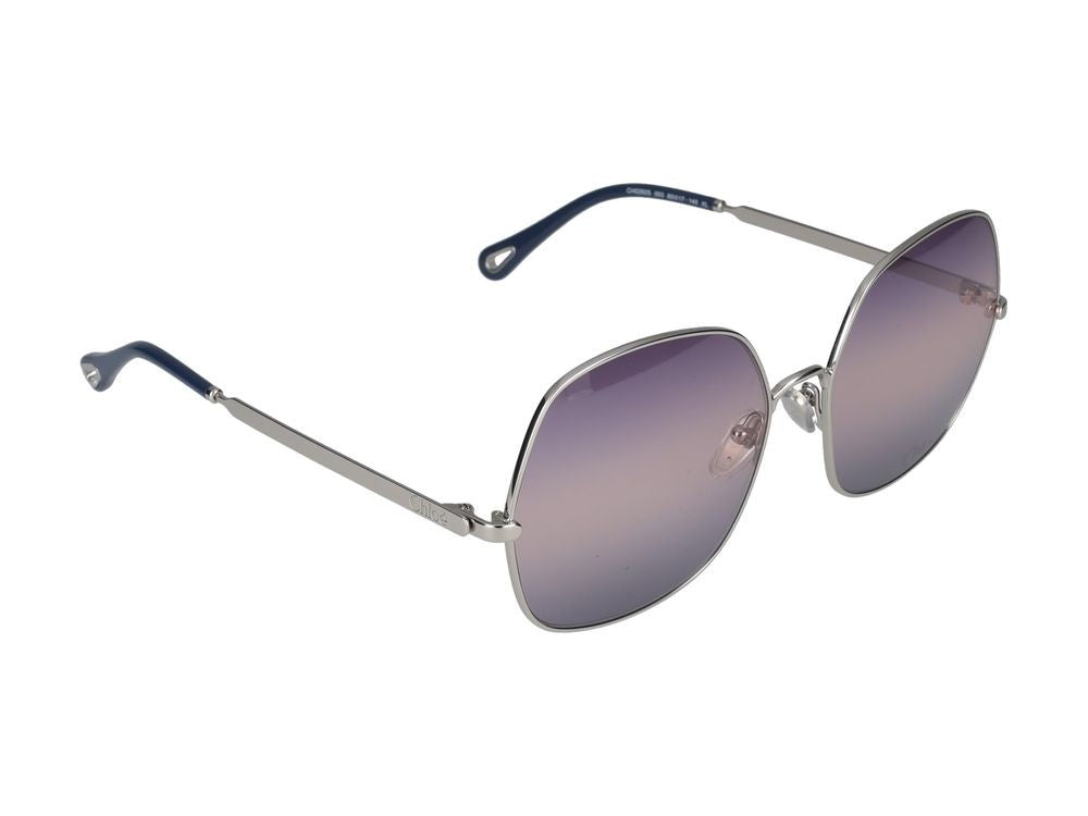 Chloé Sunglasses Ch0282s 003 Silver Silver Violet 60/17/140