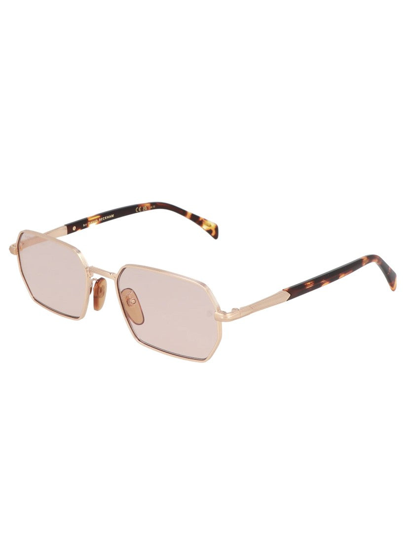 David Beckham Gold Db 1174/S Slim Sunglasses