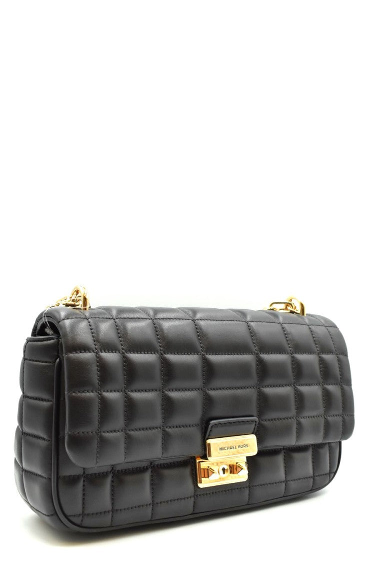 Michael Kors Quilted Black Leather Shoulder Bag