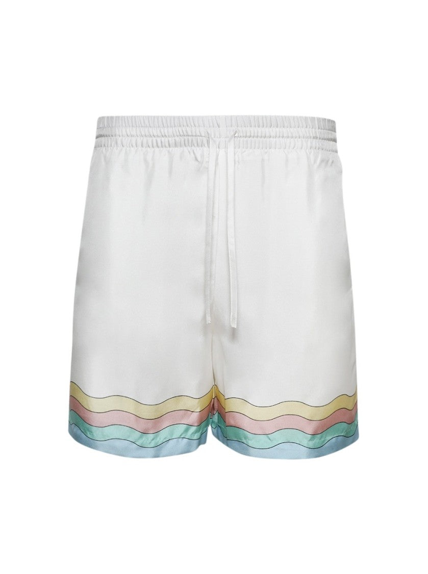 Casablanca Maison De Reve Silk Shorts