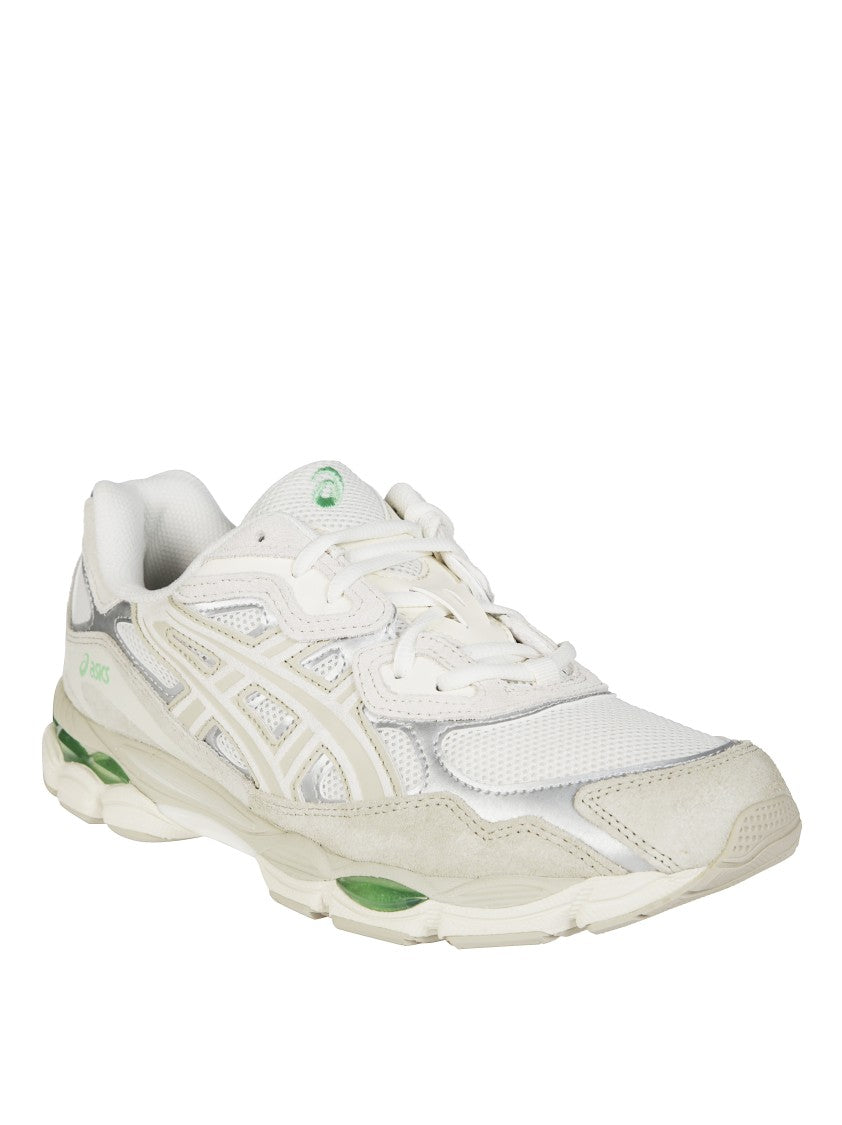 Asics Layered White Mesh Sneakers