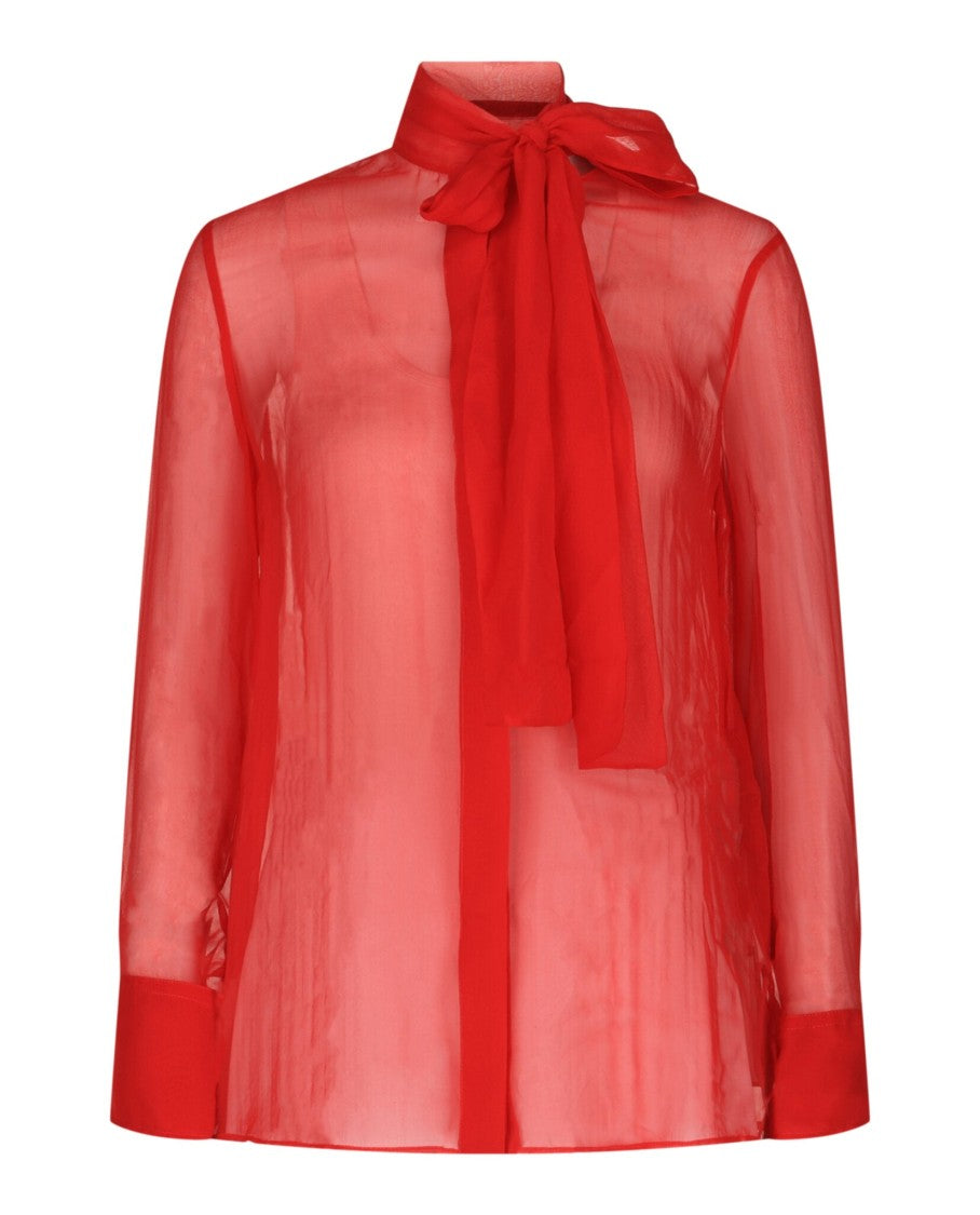 Valentino Sheer Organza Blouse