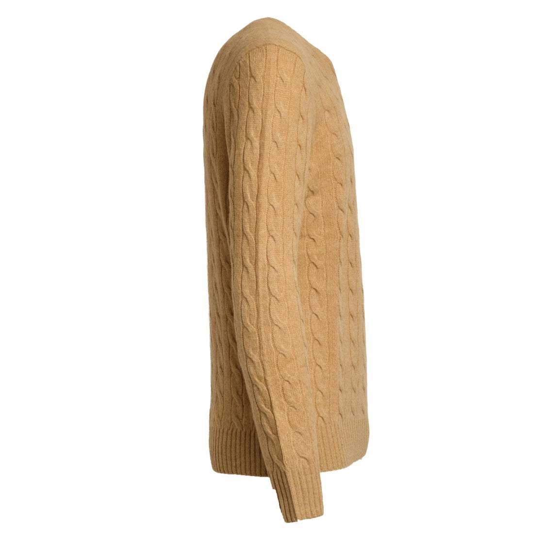 Polo Ralph Lauren Cable Knit Crew Neck Sweater In Wool