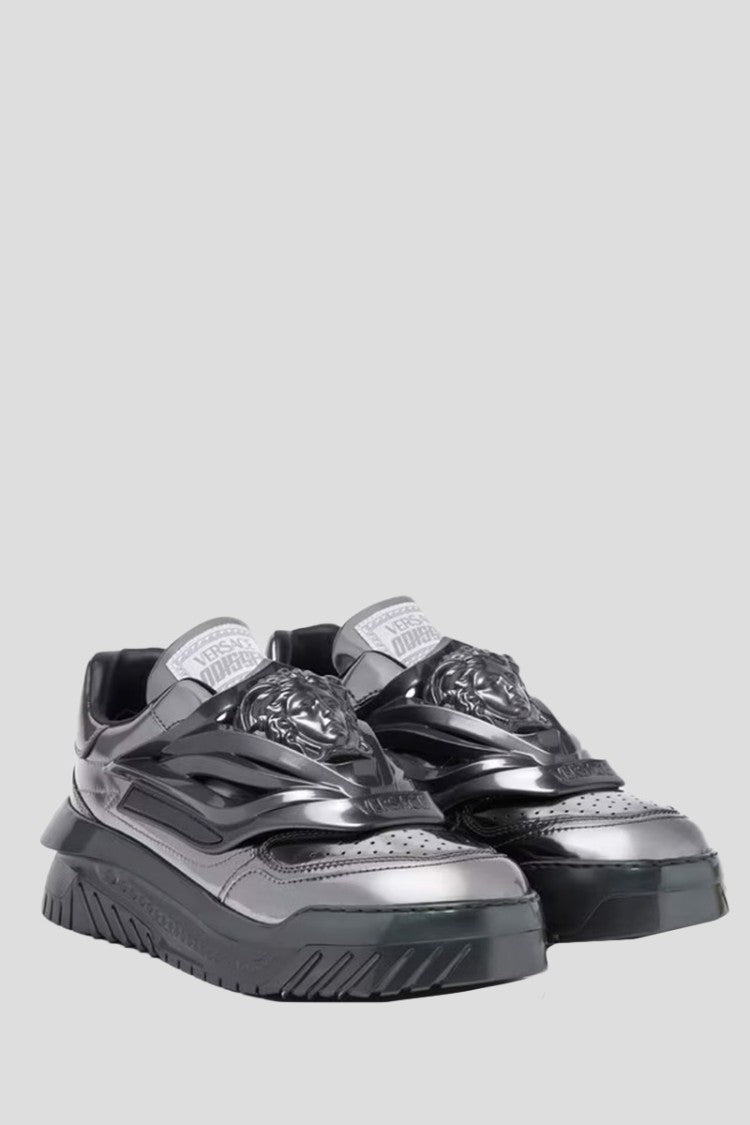 Versace Odissea Sneakers In Silver