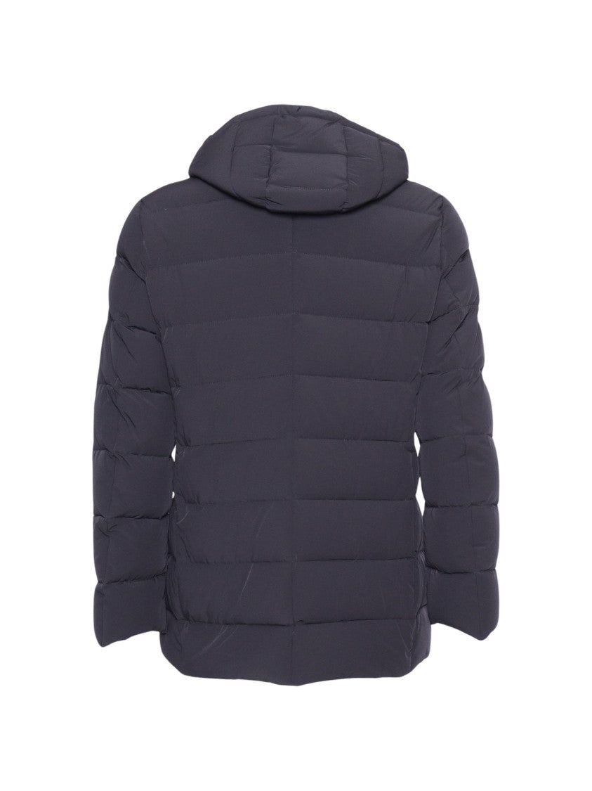Moorer Florio Blue Padded Double-Breasted Jacket