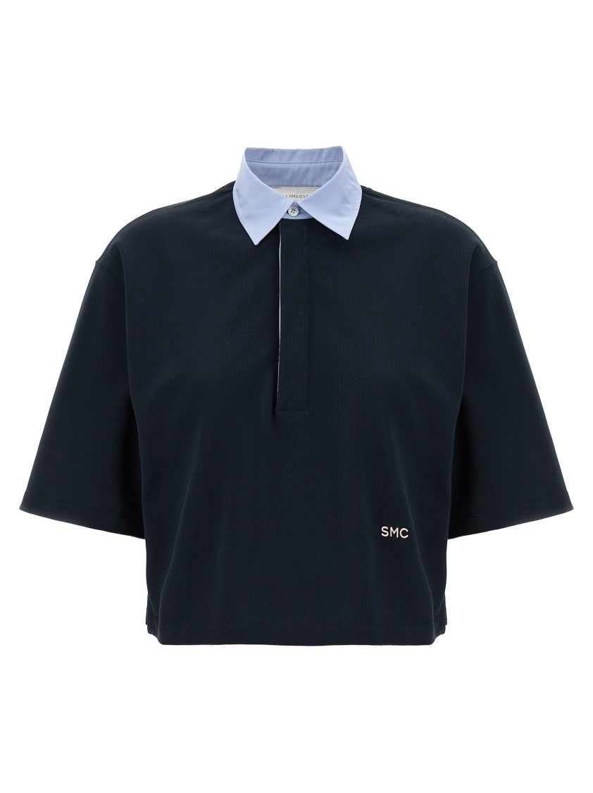 Stella Mccartney Cropped Piquet Polo