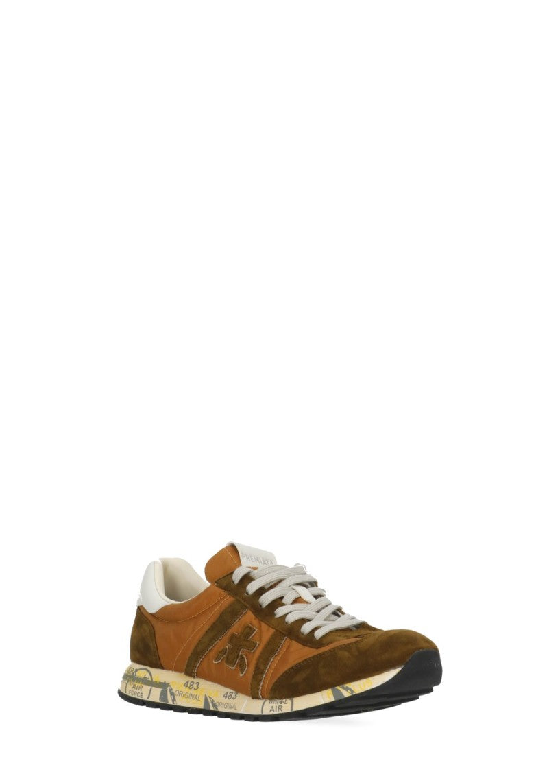 Premiata White Lucy 8191 Fabric Sneakers