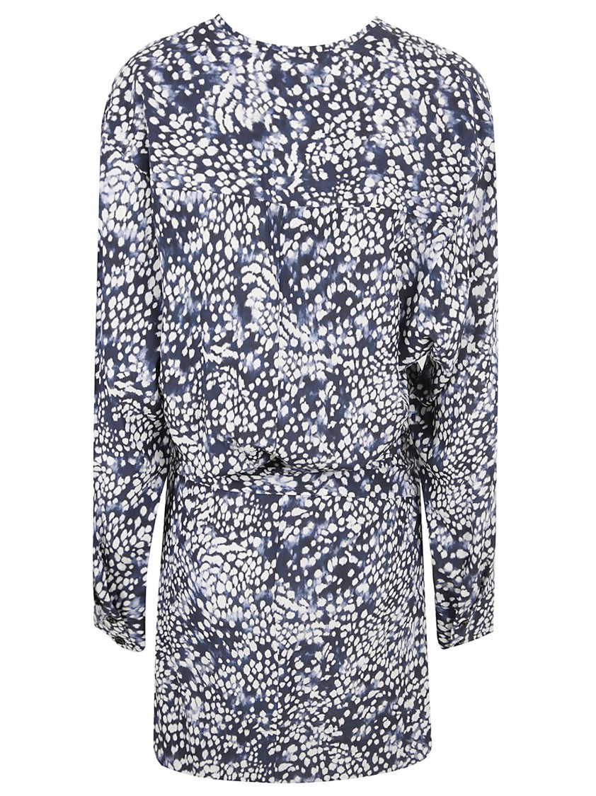 Isabel Marant Wrap Dress With Tie Waist