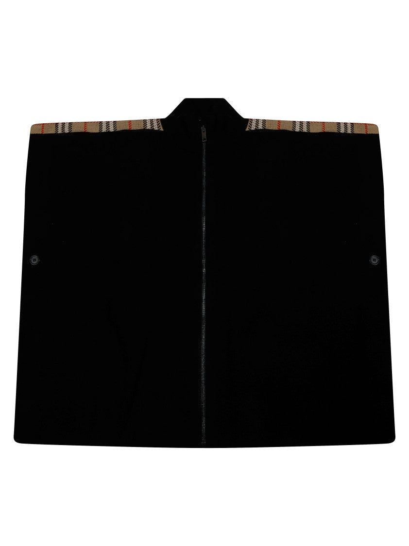 Burberry Black Kg6 Izza Chk Rev Zip-Up Jacket
