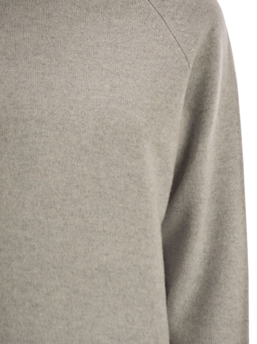 Peserico High-Neck Jumper With Lurex