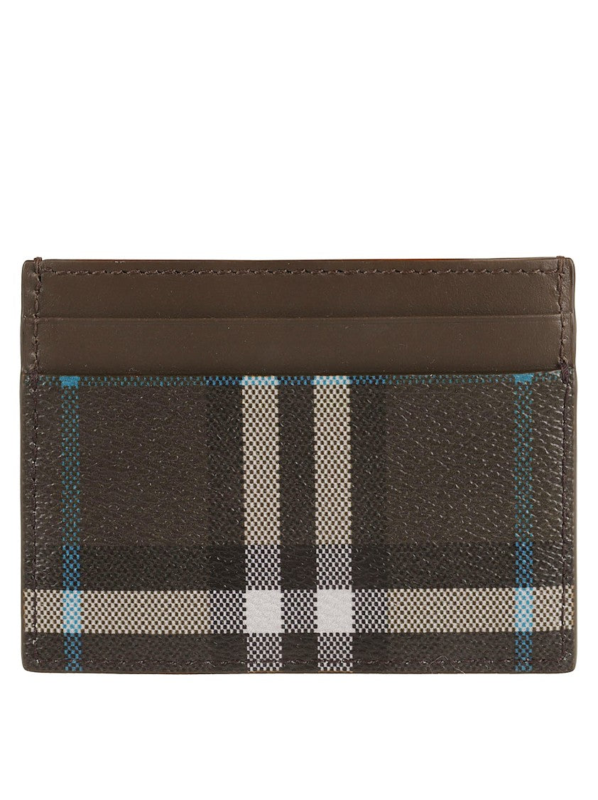Burberry Khaki Check Print Wallet